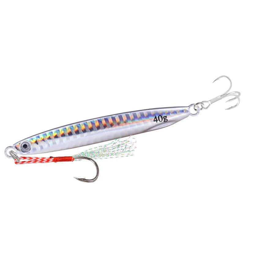 1/2/12pcs Jig Shore Jigging Spoon Casting Drag 7G 10G 14G 17G 21G 30G 40G SeaBass Lure Artificial Bait Fishing Gear
