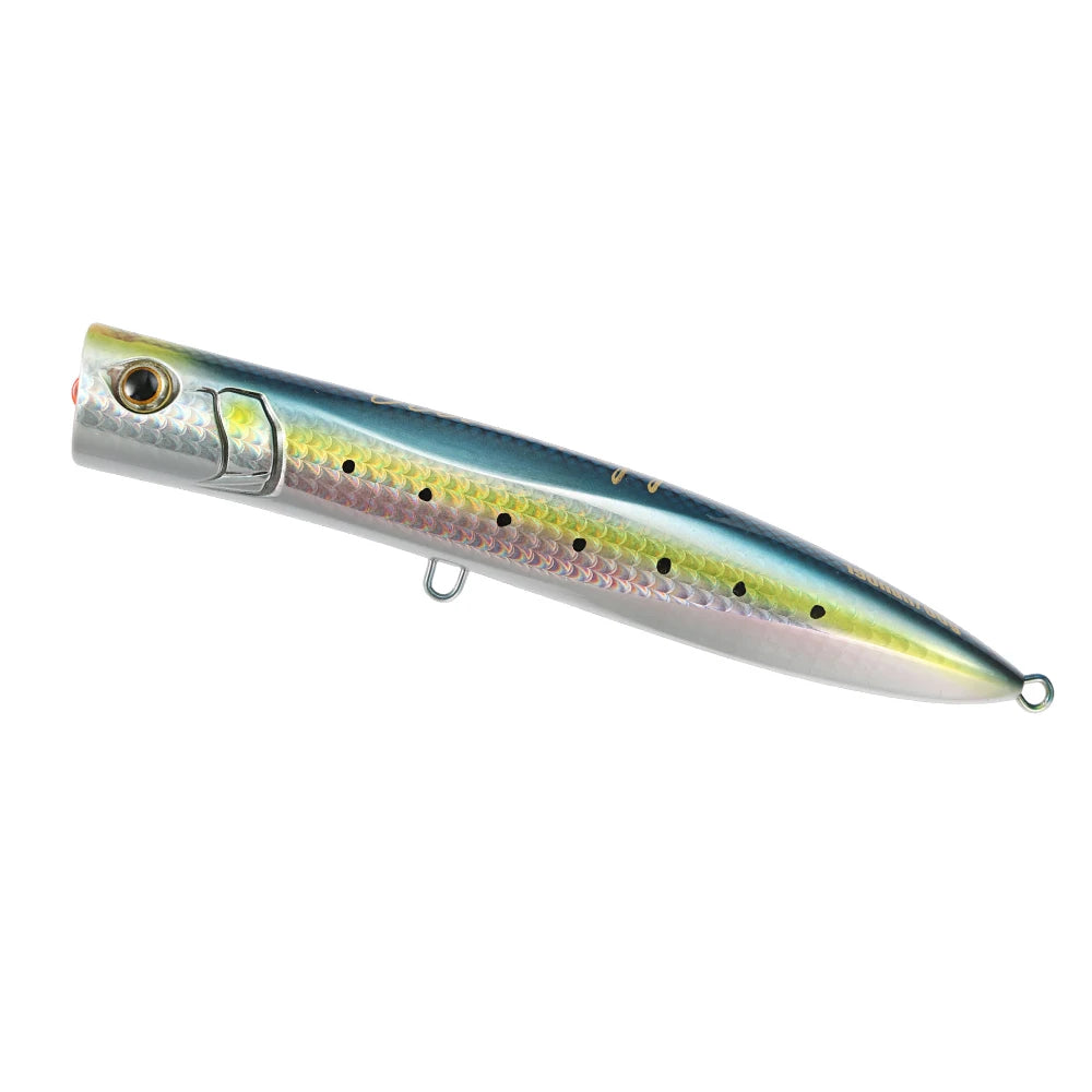 JIGGING PRO 190mm 60g Holographic Floating Popper Saltwater Topwater Fishing Lure Artificial Bait