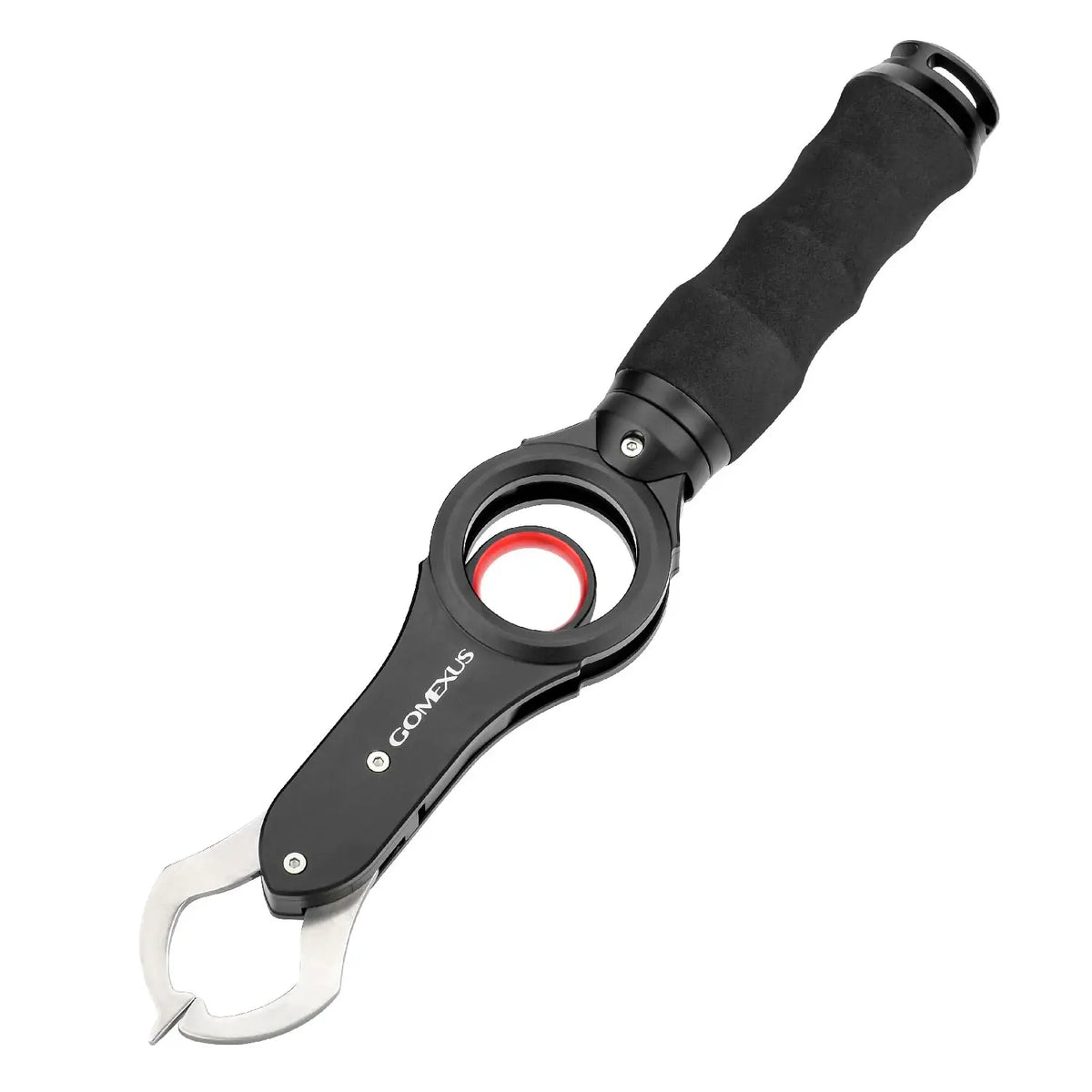 Gomexus Fishing Lip Gripper with Scale Max 40lbs Scale for Safe Handling Fish Easy Hook Removal-Ideal Fishing Gifts for Meng