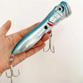 Giant Popper Topwater Lure - 7.28inch/106g Heavy-Duty Saltwater Fishing Look Realistic Popping /Plug - Long Cast for Bass