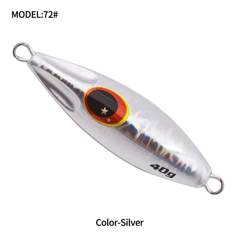 OBSESSION J72 Slow Bee Micro Slow Jig 30g 40g 60g 80g 120g Pitch Jigging Spoon Lures Shore Saltwater Casting Fishing Jig Bait