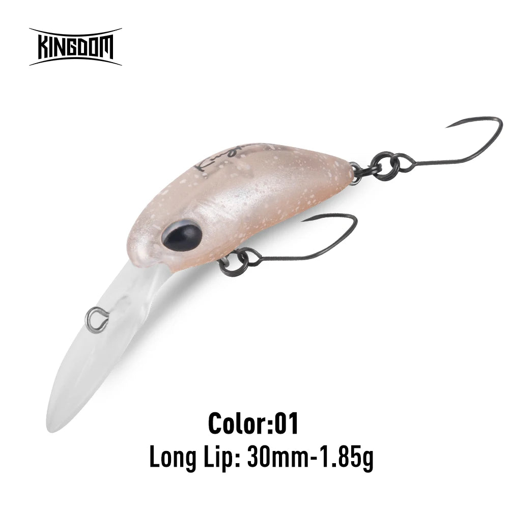 Kingdom Micro Expert Minnow Lure 1.7g 1.85g New Design Lip Artificial Crankbaits Hard Plastic Wobblers For Trout Bass Fishing