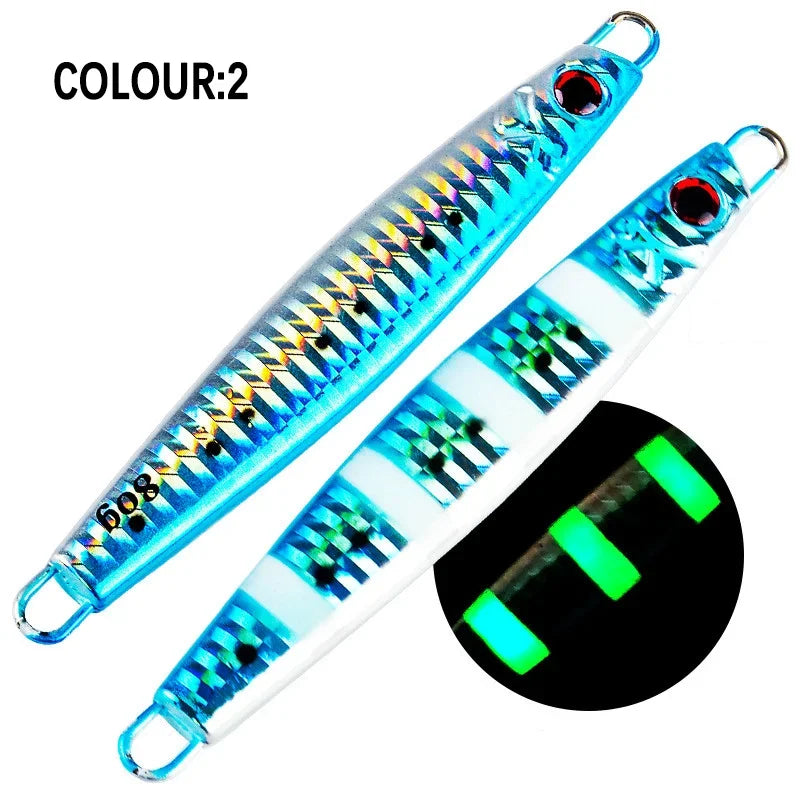 Metal Jig 100g 120g 150g 180g Sea Biomimetic Fish Iron Plate Bait Cast Jig Saltwater Fishing Lure Artificial Ocean Boat Fishing