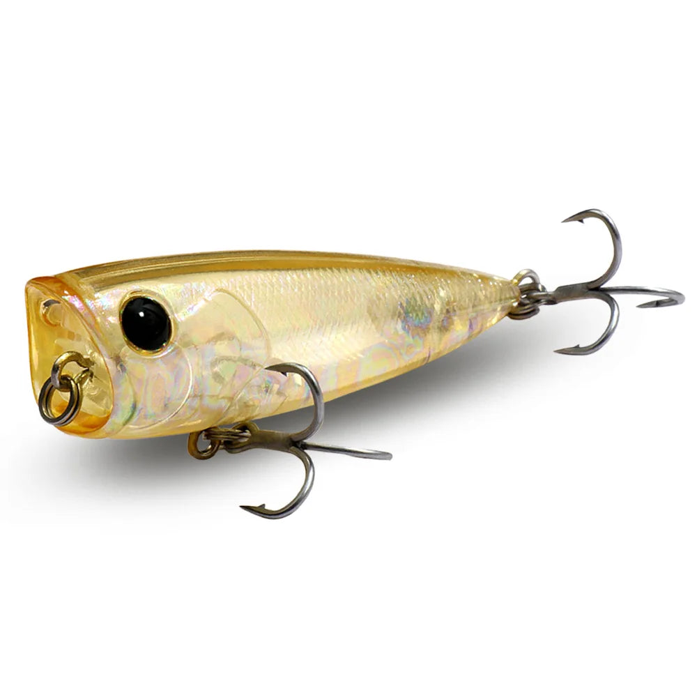 Top Water Popper 8g 6.5cm Lure Steel Ball Copper Ballast Balance System Swimbait Pesca Wobbler Floating Minnow Tackle Crank Bait