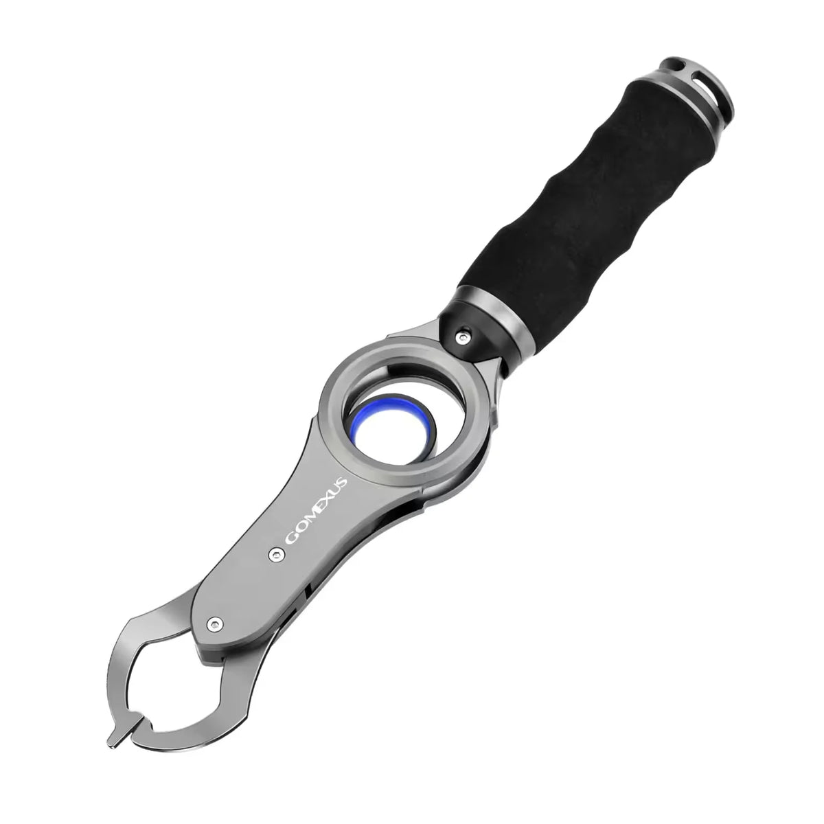 Gomexus Fishing Lip Gripper with Scale Max 40lbs Scale for Safe Handling Fish Easy Hook Removal-Ideal Fishing Gifts for Meng