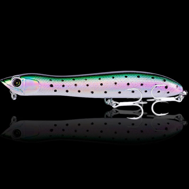 Fishing Lure 125mm 17g Topwater Pencil Popper Wobbler for Fishing Seabass Top Water Patchinko Baits Saltwater Surface Lures