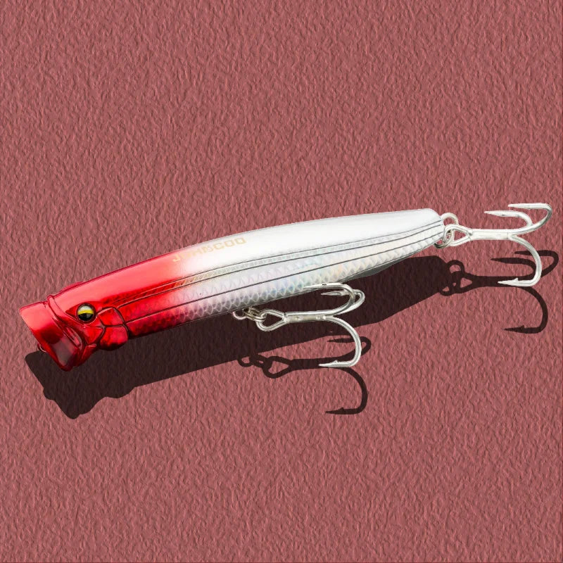 120mm 30g Topwater Feed Popper Fishing Lures 2026 Spinning Wobbler Lure Artificial Trolling Baits for Pesca Sea Bream Bass Musky
