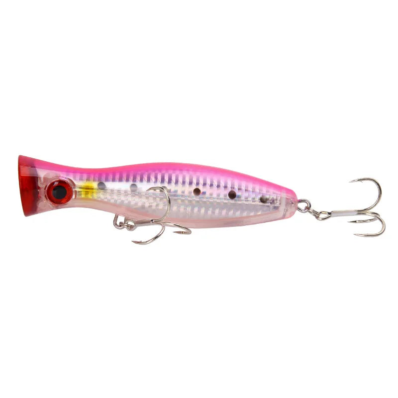 Popper Fishing Lures Weights 40g Large Poppers Top Water Lure Isca Artificial Hard Bait Fishing Tackle Articulos De Pesca