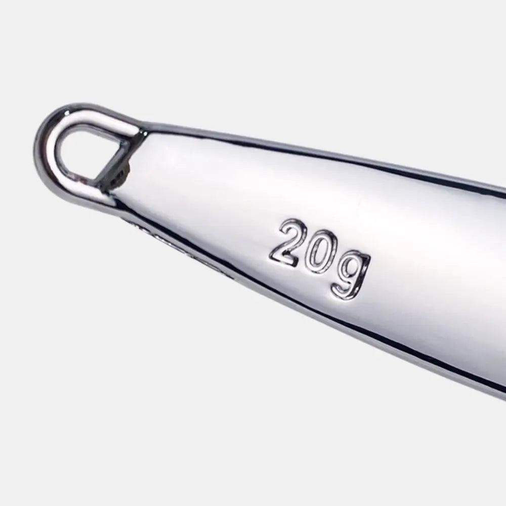 Accessories Zinc Alloy Fishing Lure 20g 30g 40g 60g 80g 100g 120g Silver Metal Jig Lure Spinning Baits Fishing