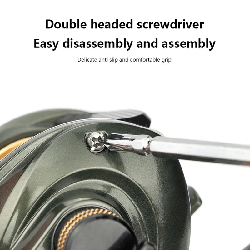 Fishing Tackle DIY Repair Spinning Baitcasting Reel Parts Disassembly Fishing Reel Unload Maintenance Tool Kit