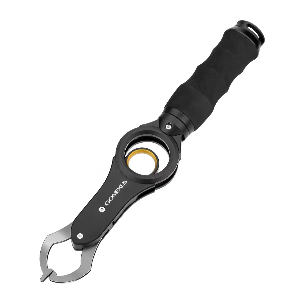 Gomexus Fishing Lip Gripper with Scale Max 40lbs Scale for Safe Handling Fish Easy Hook Removal-Ideal Fishing Gifts for Meng