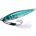 Goture Metal Sinking Bait 30g 60g 80g 100g 150g Large Vertical Metal Jigs Deep Sea Fishing Lure Saltwater Jigging Lure Hard Bait