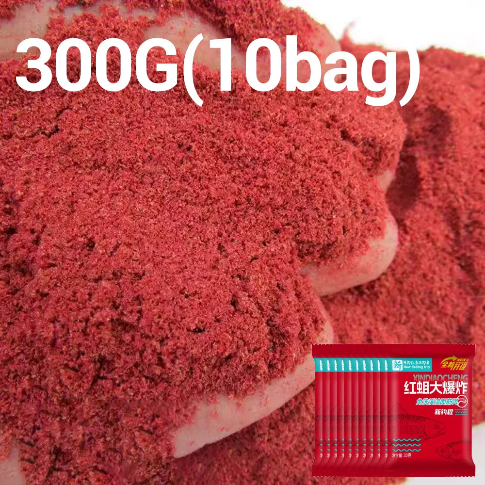 Stream Bait, Bloodworm Explosion, Fish Scent Tracking, Sticky Bait, Food Additive, Pesca Soft Bait