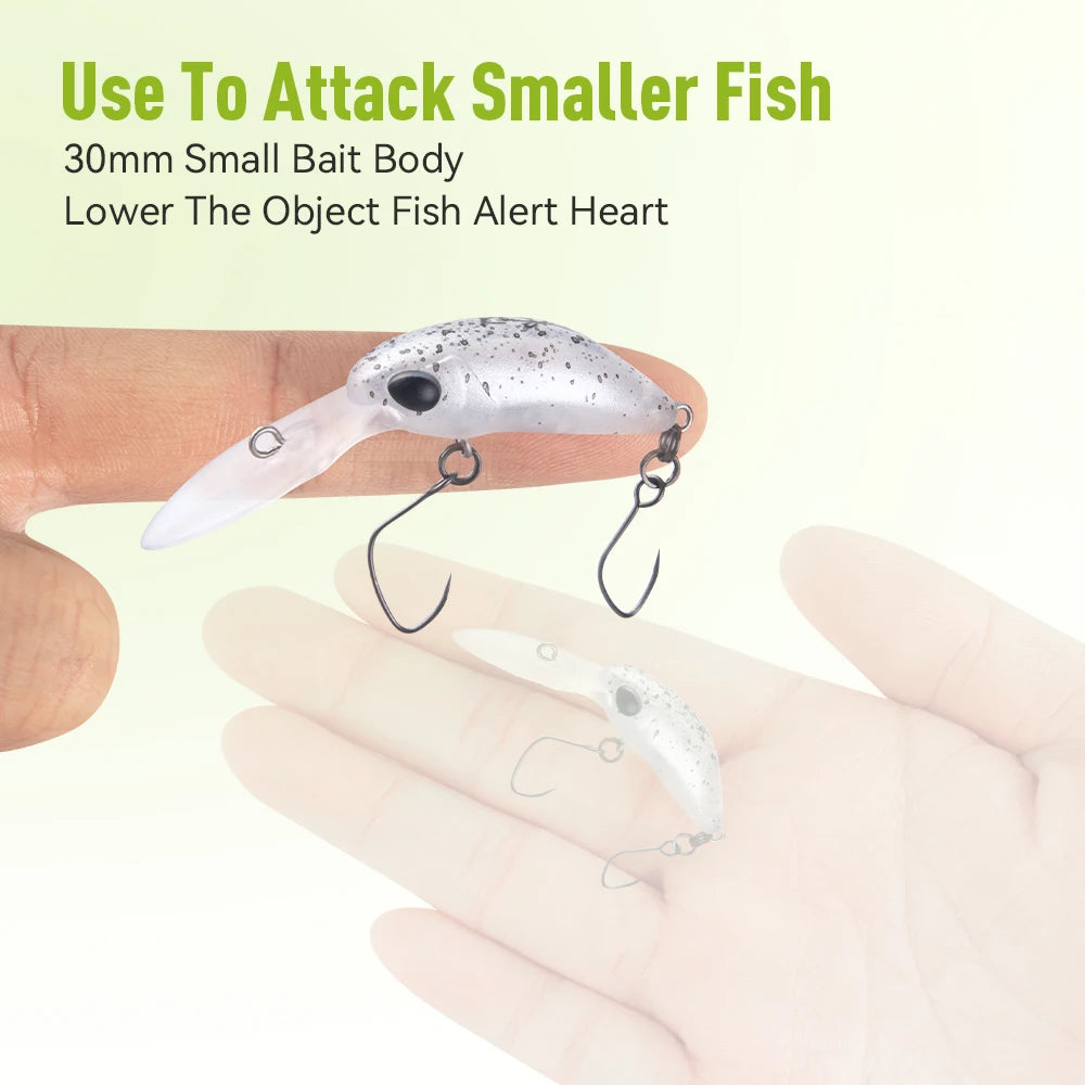 Kingdom Micro Expert Minnow Lure 1.7g 1.85g New Design Lip Artificial Crankbaits Hard Plastic Wobblers For Trout Bass Fishing