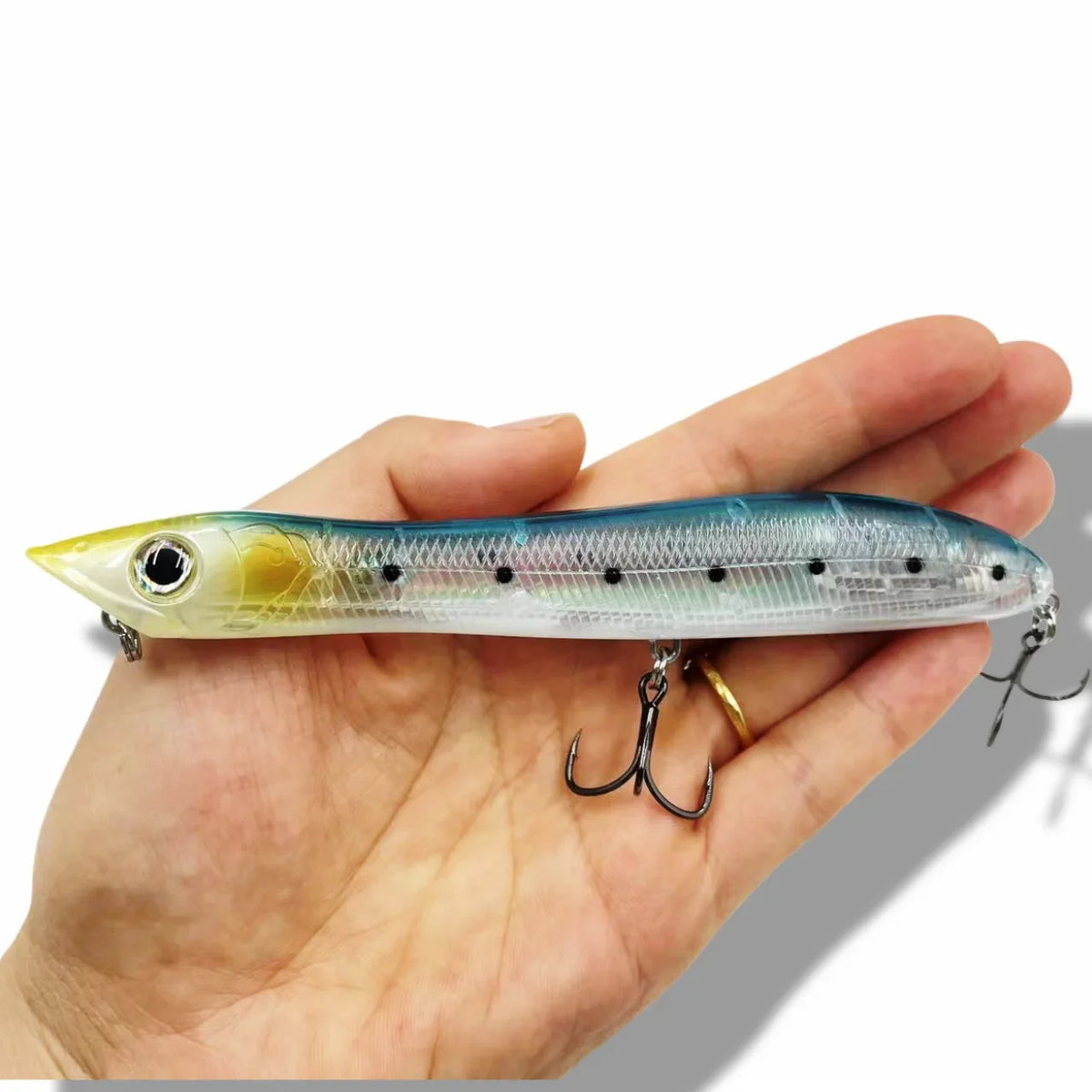 Patchinco Fishing Lure 140mm 26g Topwater Pencil Popper Wobbler For Fishing Seabass Top Water Baits Saltwater Surface Lures