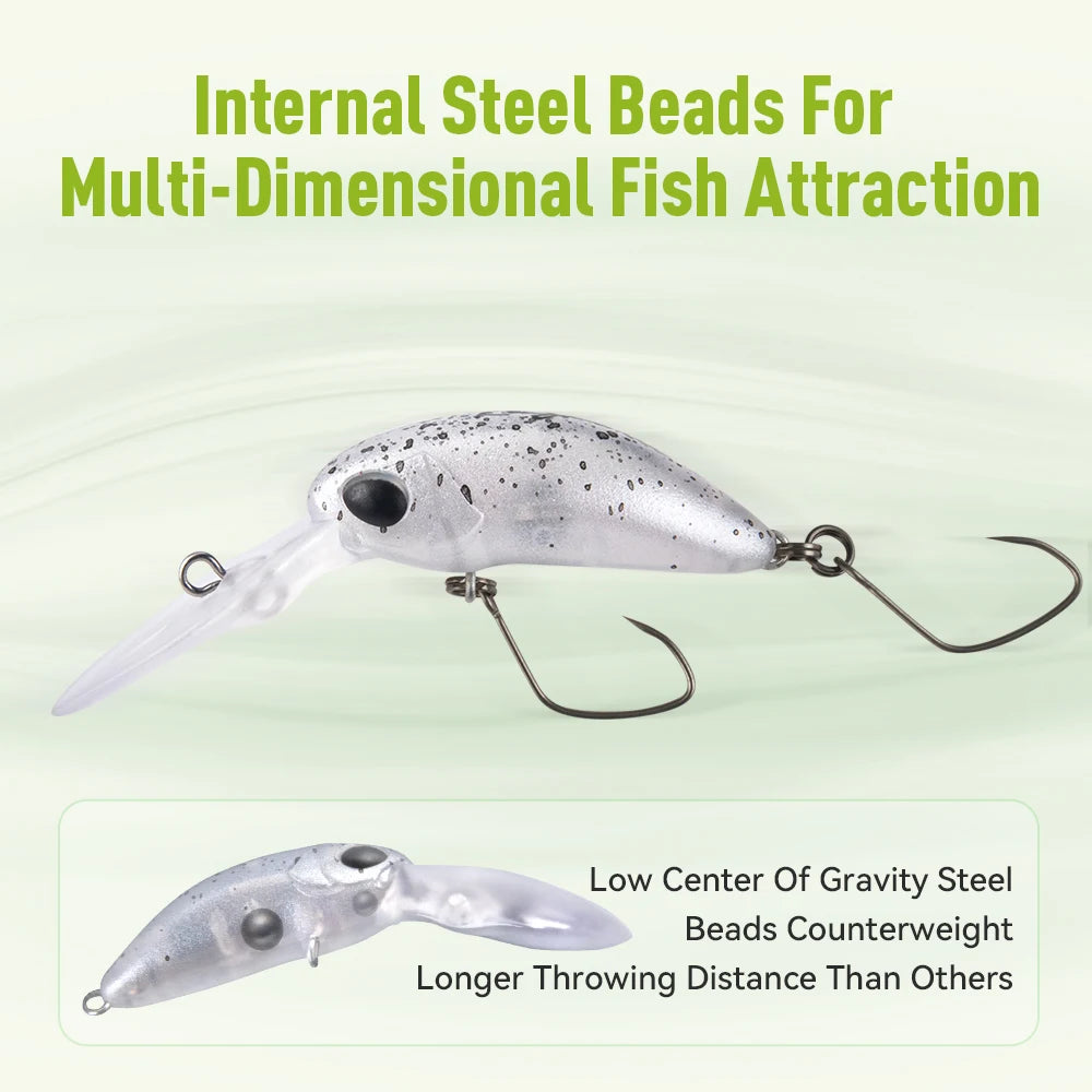 Kingdom Micro Expert Minnow Lure 1.7g 1.85g New Design Lip Artificial Crankbaits Hard Plastic Wobblers For Trout Bass Fishing