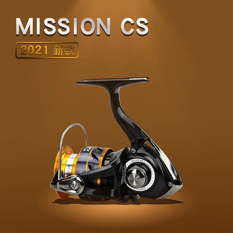 DAIWA Fishing Reel MISSION CS 2000-4000 New Size ABS Machined Aluminium Spool 2KG-6KG Power 3+1BB