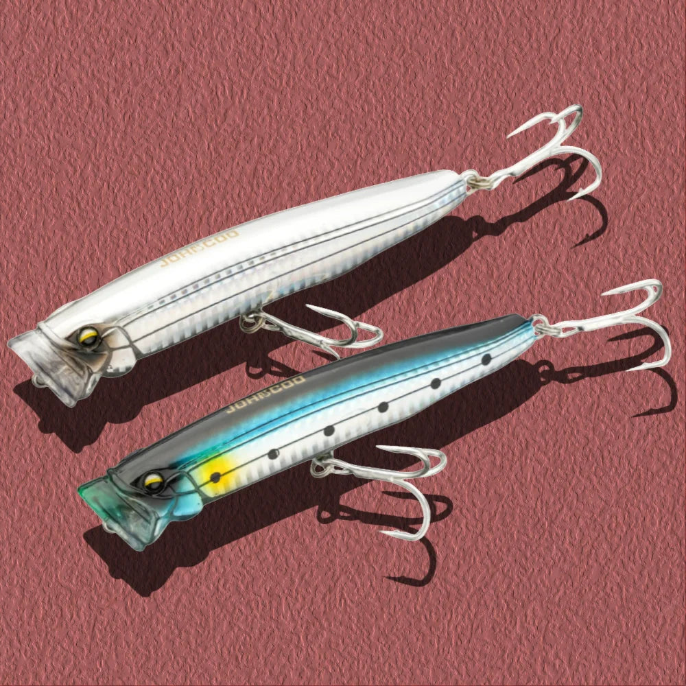 120mm 30g Topwater Feed Popper Fishing Lures 2026 Spinning Wobbler Lure Artificial Trolling Baits for Pesca Sea Bream Bass Musky