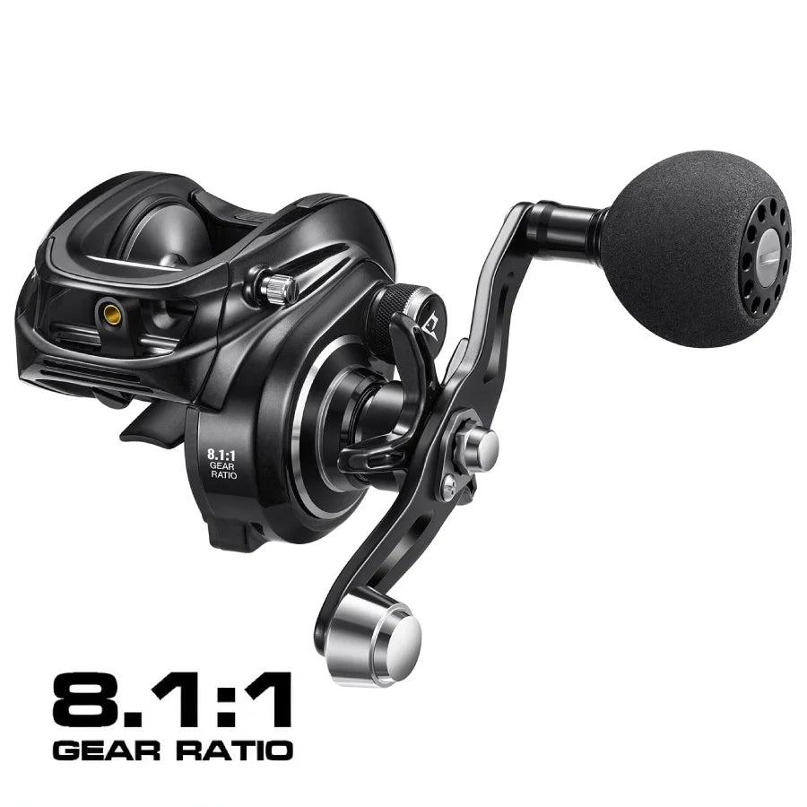 Piscifun Alijoz Alinox 300 Baitcasting Reel 15KG Max Drag 9Bearings Aluminum Frame Freshwater Saltwater Fishing Reel Low Profile