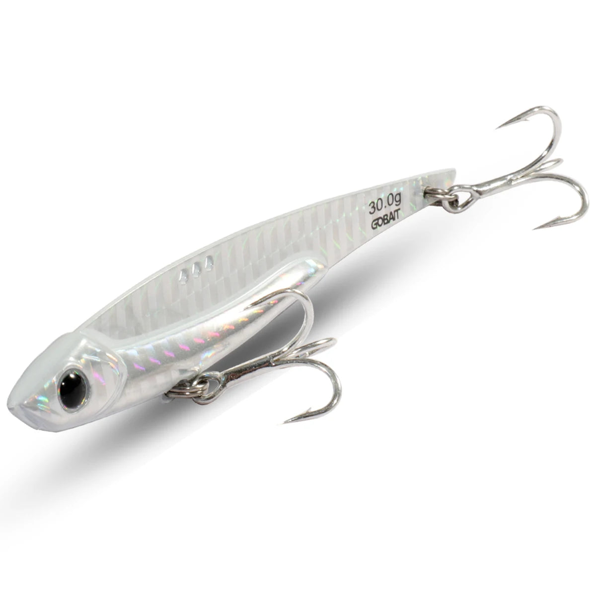 GOBAIT VIB Fishing Lure 20g 25g 30g Metal Jig Sinking Blade Treble Hook Spinner Spoon Cast RATION Carbon Steel Tackle Hard Bait