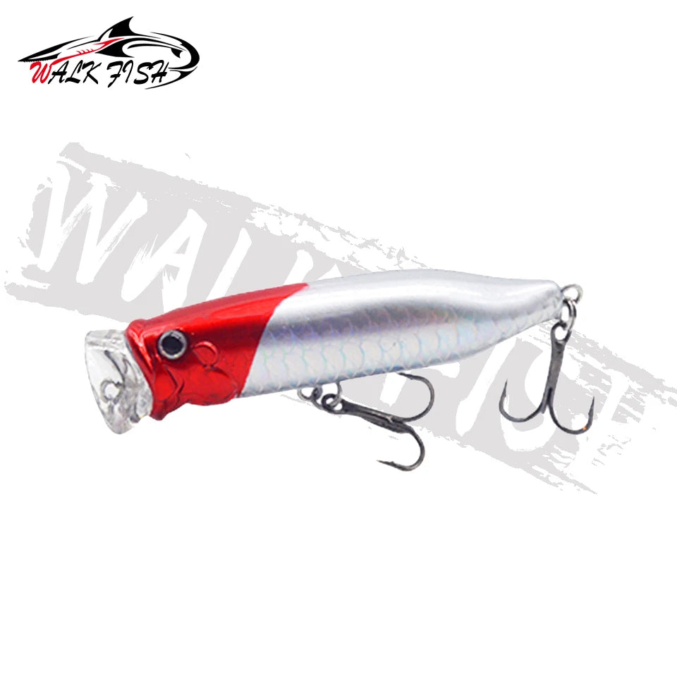 WALK FISH 7cm 10g Topwater Bait Wave Popper Lure Simulation Fishing Artificial Hard Bait Wobblers Surface Lures Fishing Tackle